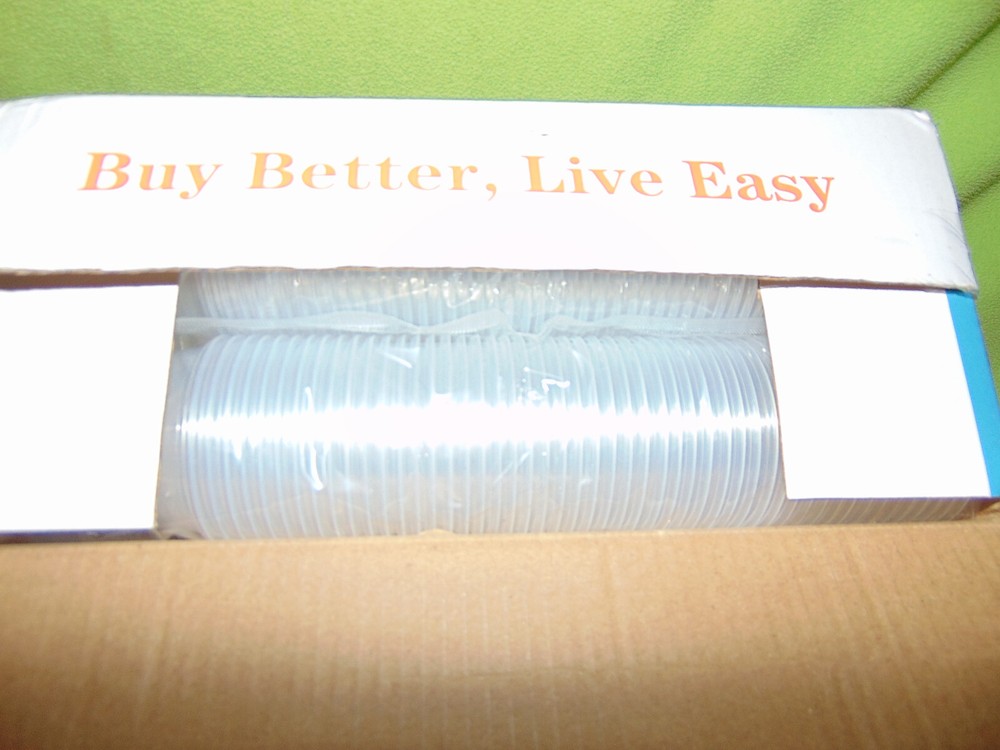 Turbo Bee 3oz. Disposable Plastic Cups Clear 500 pack New