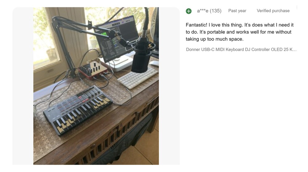 🎹 Donner DMK-25 Pro USB MIDI Keyboard Controller 4 DAW Software 40 Teach Course