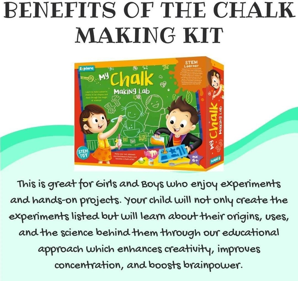 Explore STEM Learner My Chalk Making Lab DIY Science Kit