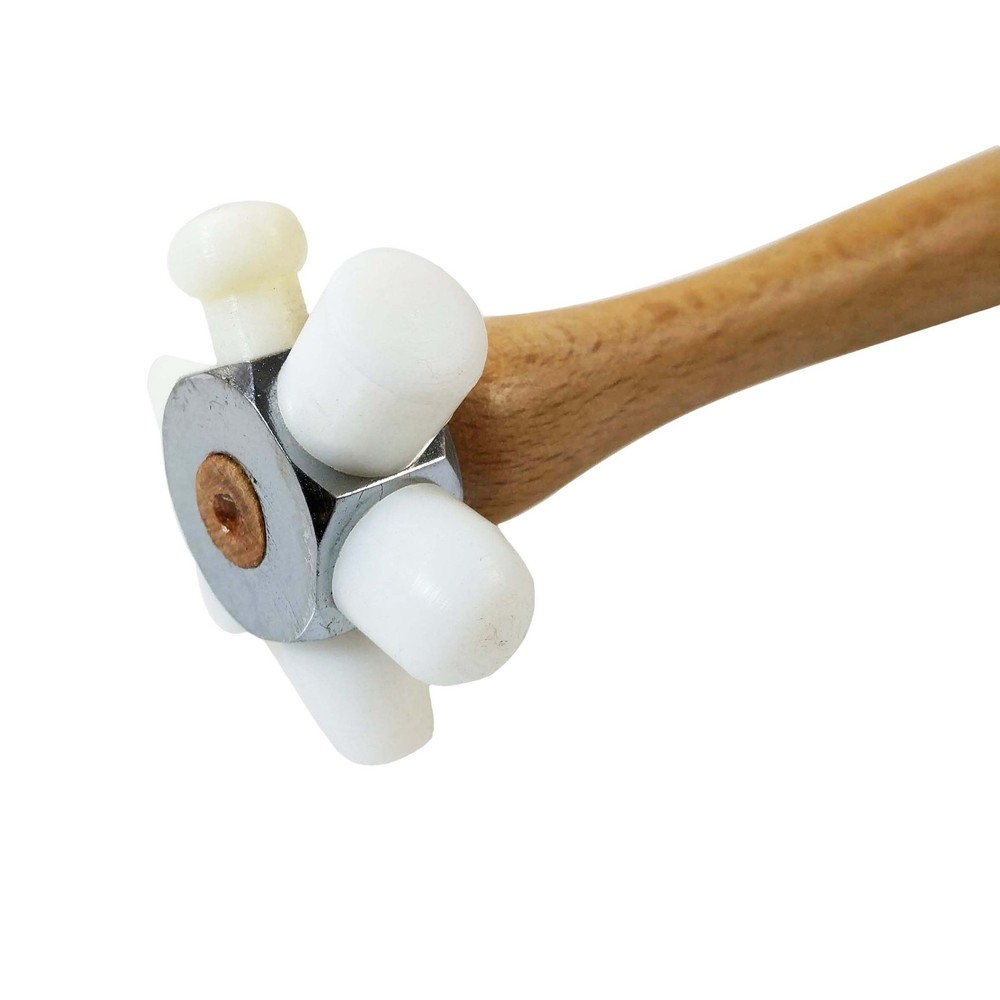 Universal Tool 6 in 1 Multi-head Nylon Hammer