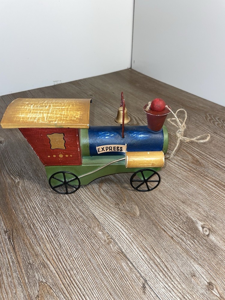 Christmas Traditions Pull Behind Metal Train