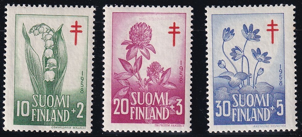 FINLAND 1958 MNH GREAT TITMOUSE
