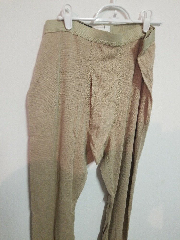 New Tan Flame Resistant FREE Cold Weather Base Layer Drawers Large regular