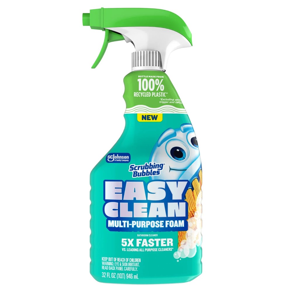 Easy Clean Multi-purpose Foam Bathroom Cleaner, 32 fl. Oz