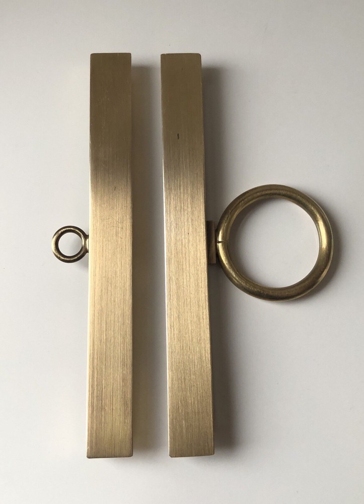 Brass Bell Pull Hardware Vintage Embroidery Frame Hanger