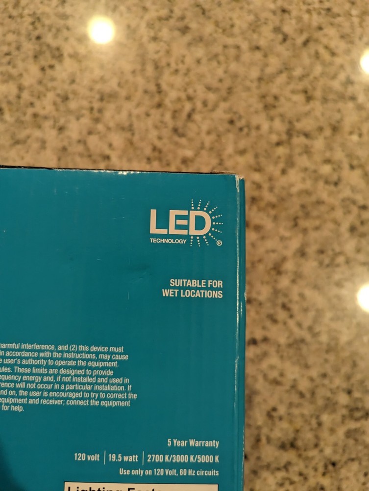 EcoSmart 2-Pack 150W Repl. 19.5w PAR38 Dimmable CEC LED Color Selectable Bulbs