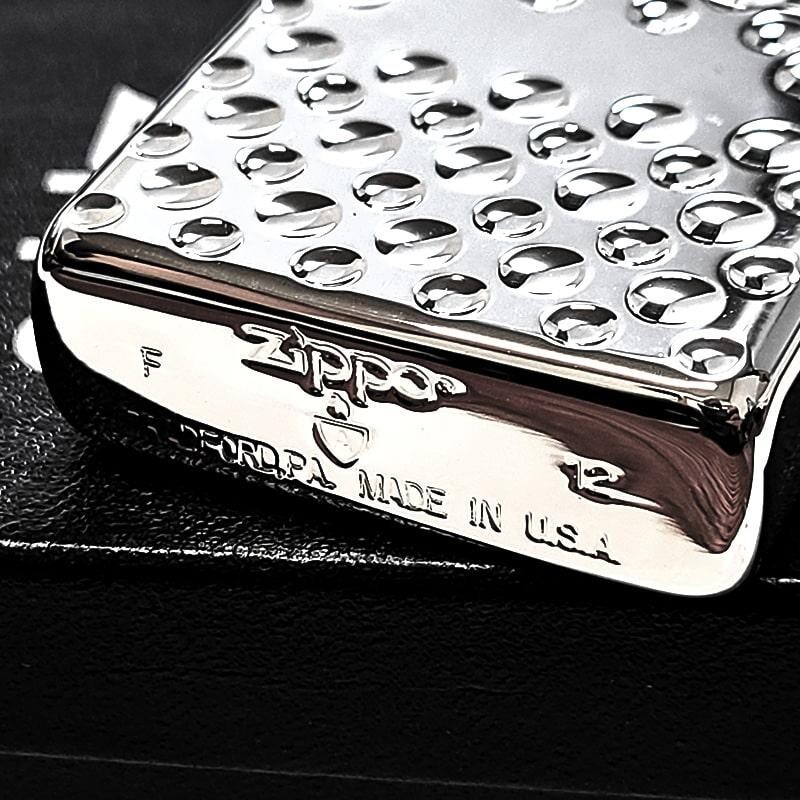 Zippo Armor Dimple Design Mirror Silver 2012 Model Lighter