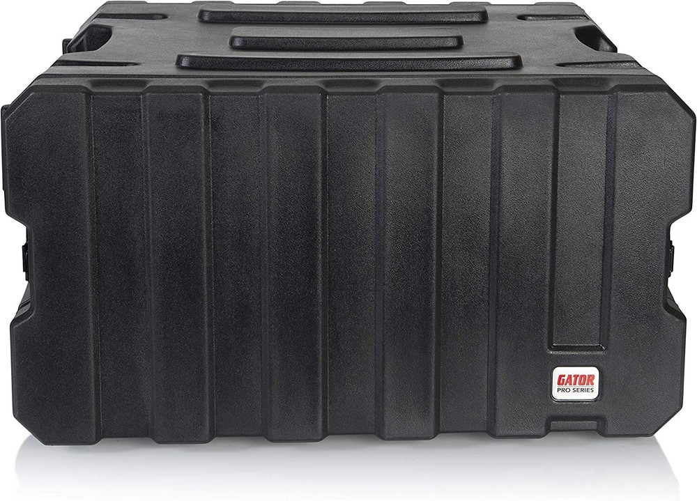 Gator Cases Pro Series Rotationally Molded 6U Rolling Rack Case with 19" Depth