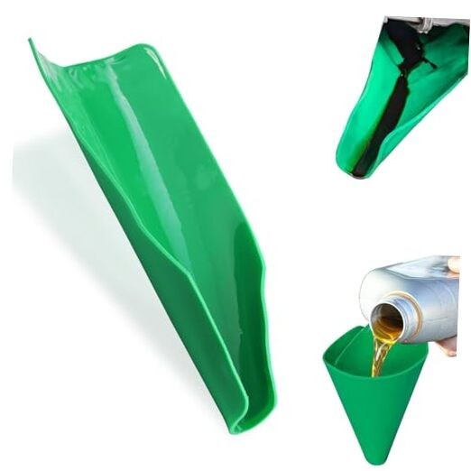 Reused Flexible Foldable Oil Funnel, Multi-Purpose Form a Funnels for
