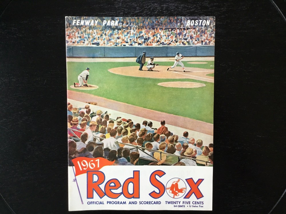 1967 Boston Red Sox “Impossible Dream” Program & Scorecard Vs. KC 1 UNSCORED