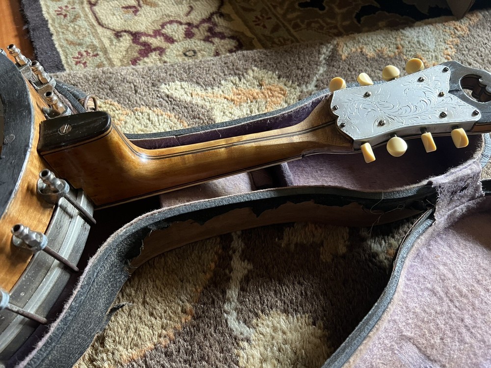 Regina 8-String Banjo 1920s with case