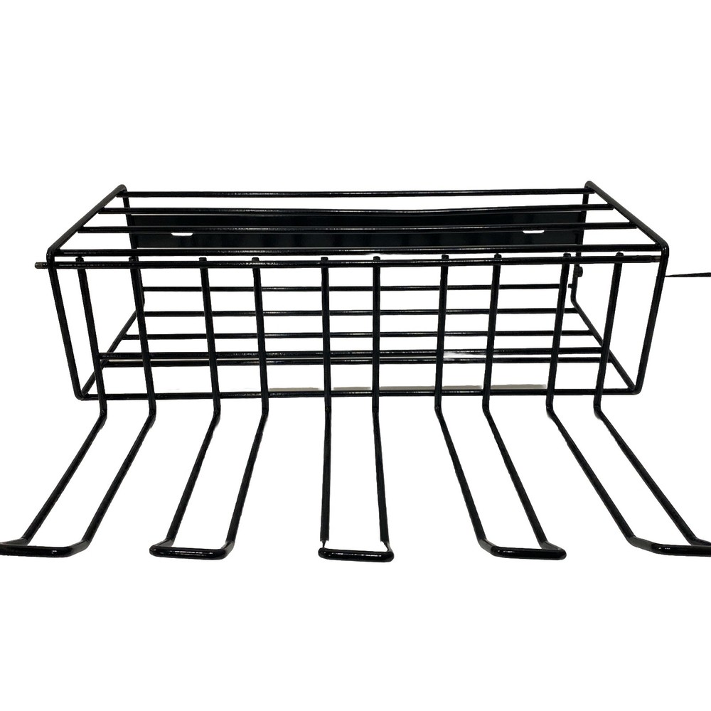 Juline Heavy Duty Power Tool Floating Shelf Black