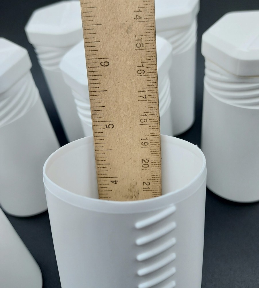 *6-pack* Rose Plastic Twistpack Telescopic Protective Packaging Tubes, DP 55 120