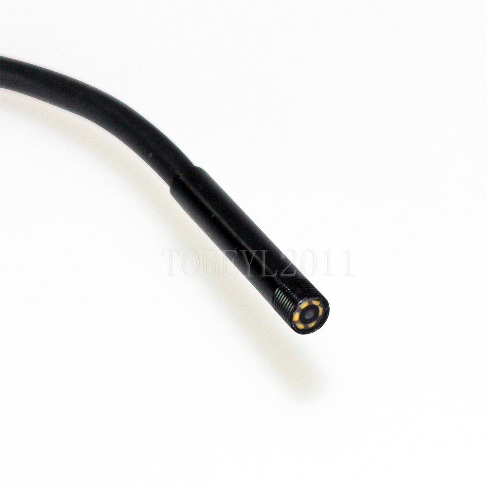 LED Snake Endoscope Borescope Camera Inspection for phone PC Android 5.5MM 2M