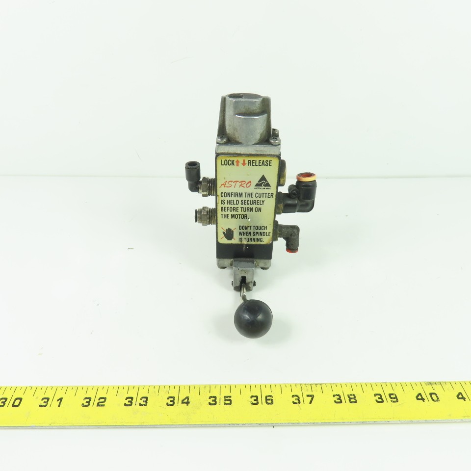 Astro Pneumatic Spindle Lock Control Mechanism