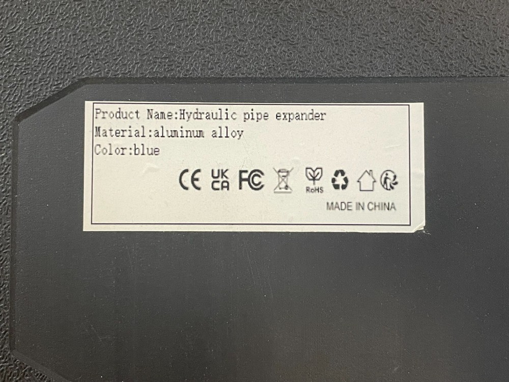 Hydraulic Pipe Expander - Missing Pipe Cutter