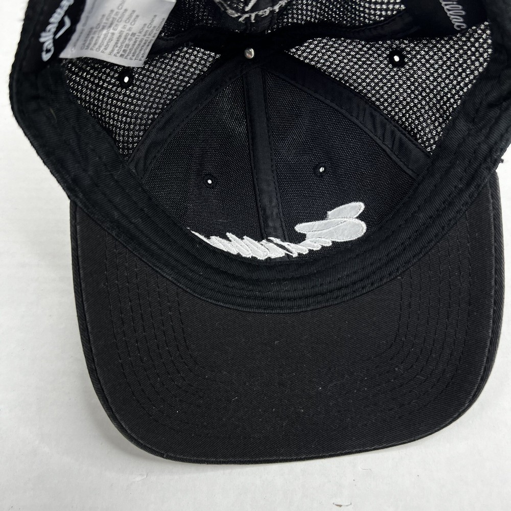 Callaway Cadillac Golf Hat Black Mesh Strapback Cap