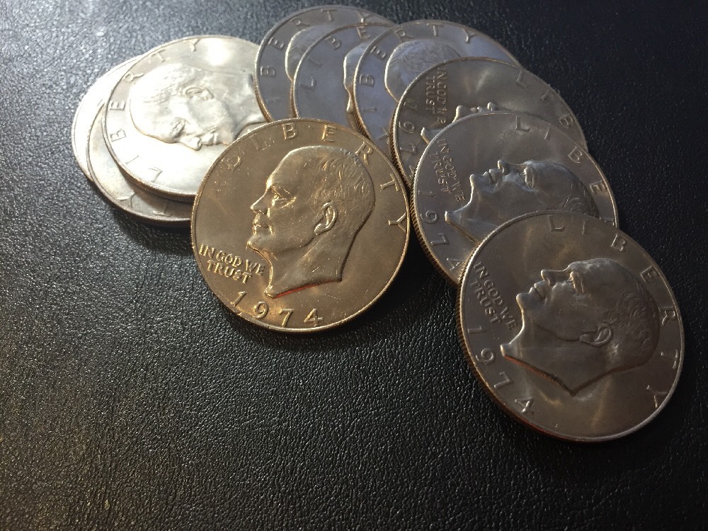 1974p Eisenhower Dollar Uncirculated AU+ UNC BU