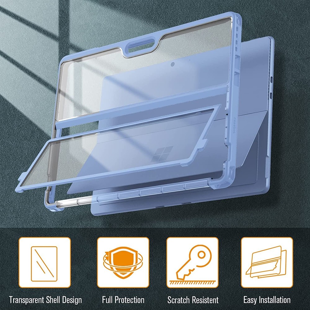 Hard Case for 13" Microsoft Surface Pro 9 (2022) Shockproof Folio Rugged Cover