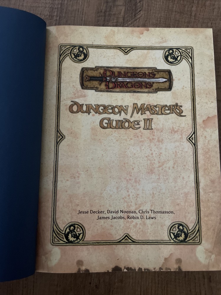 Dungeons & Dragons Dungeon Master's Guide II mint/NM Condition