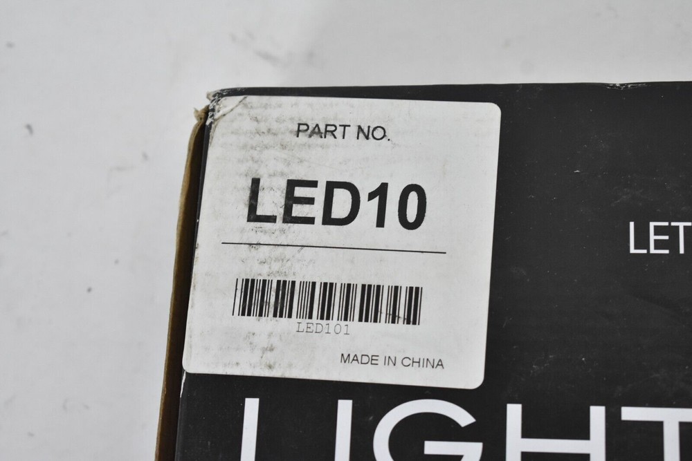 Light Pipe LED Exit Sign White Housing Red Remote Capable Universal Double Face