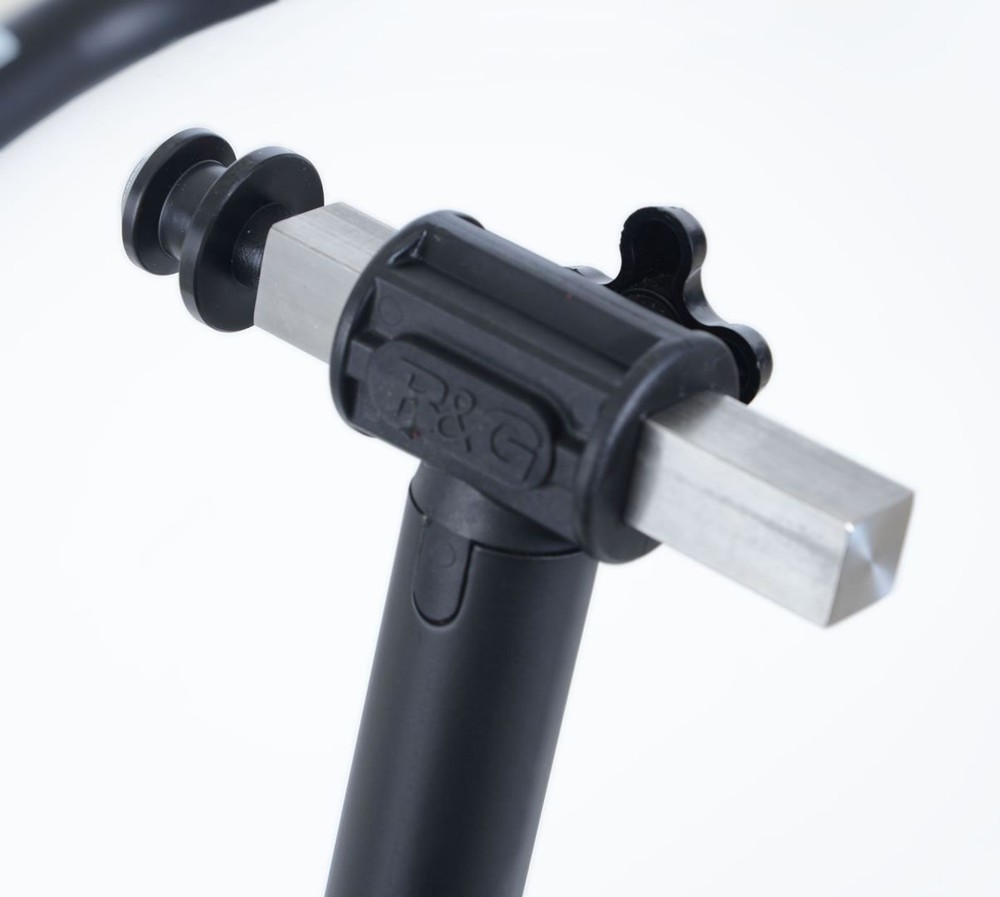 R&G Paddock Stand Hook Adapters Silver Universal