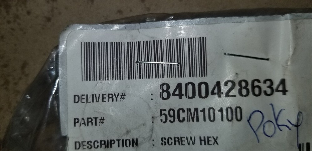 Bobcat hex screw 59CM10100