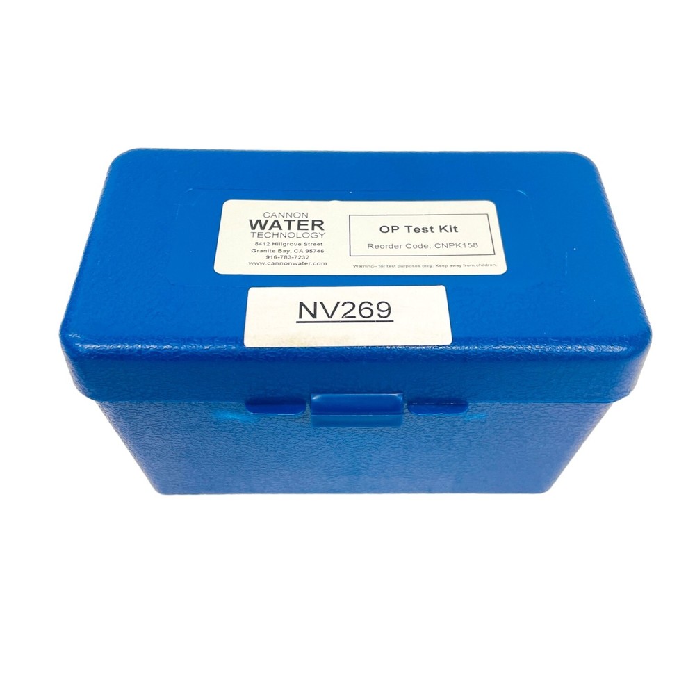 Cannon Water Technology Organophosphonate OP Test Kit Reorder Code CNPK158