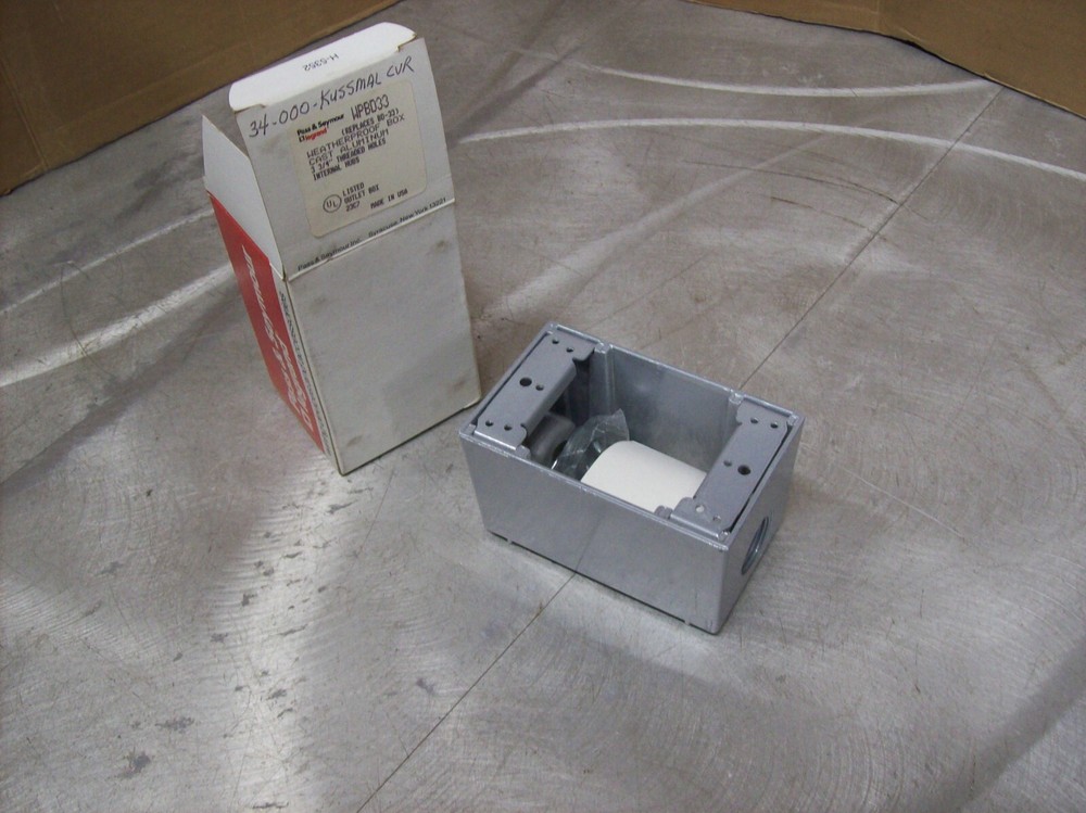 Pass & Seymour Outlet Fixture Box WPBD33