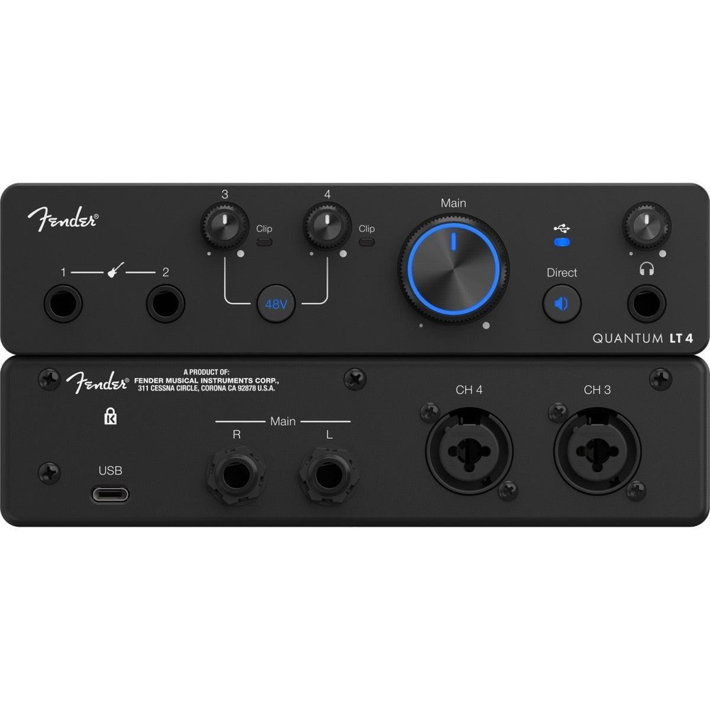 Fender Studio Quantum LT 4 Audio Interface (USB-C)
