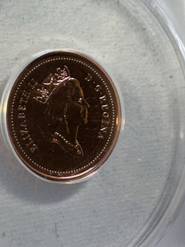 2000 Canada 1 Cent Graded MS 69 RD by ANACS Proof Like
