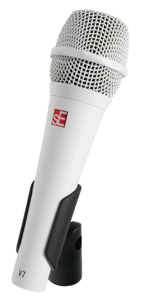 Se Electronics V7 White Handheld Dynamic Microphone Supercardioid Vocal Mic