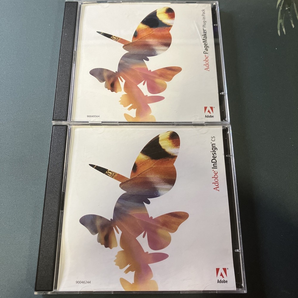 Adobe InDesign CS 1 For Mac Original W/ Disc Serial # Pre-owned 2003 Pagemaker