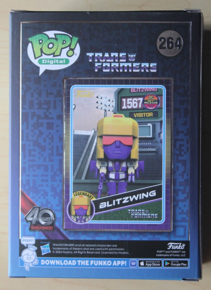 Funko Pop Digital Transformers Blitzwing Legendary #264 LE 2000
