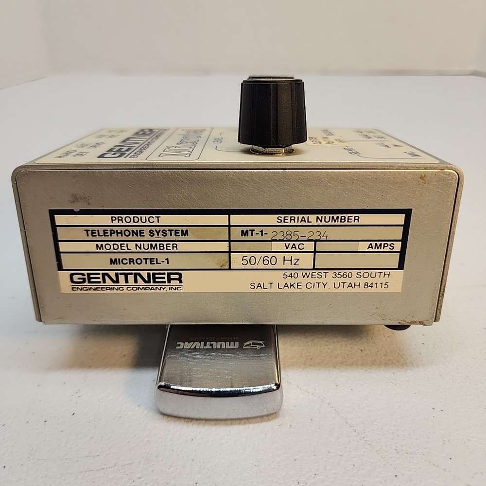 Gentner Microtel Broadcast Telephone Handset Line Interface Recording Patch IFB