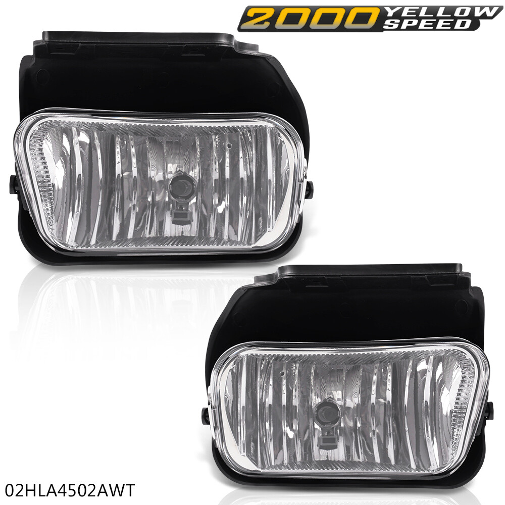 Fit For 2003-2006 Chevy Silverado Avalanche Bumper Fog Lights Lamps Left+Right