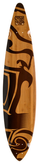 Trurute Poly Pin Tail Longboard (Deck Only)