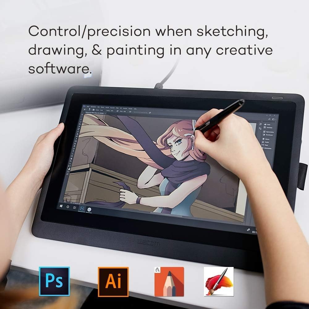 Wacom - Cintiq 16 Creative Pen Display Drawing Tablet - Scratch & Dent
