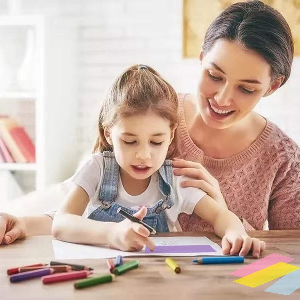 Guided Reading Strips, Tracking Rulers, Visual Stress Relief, 8 Colors