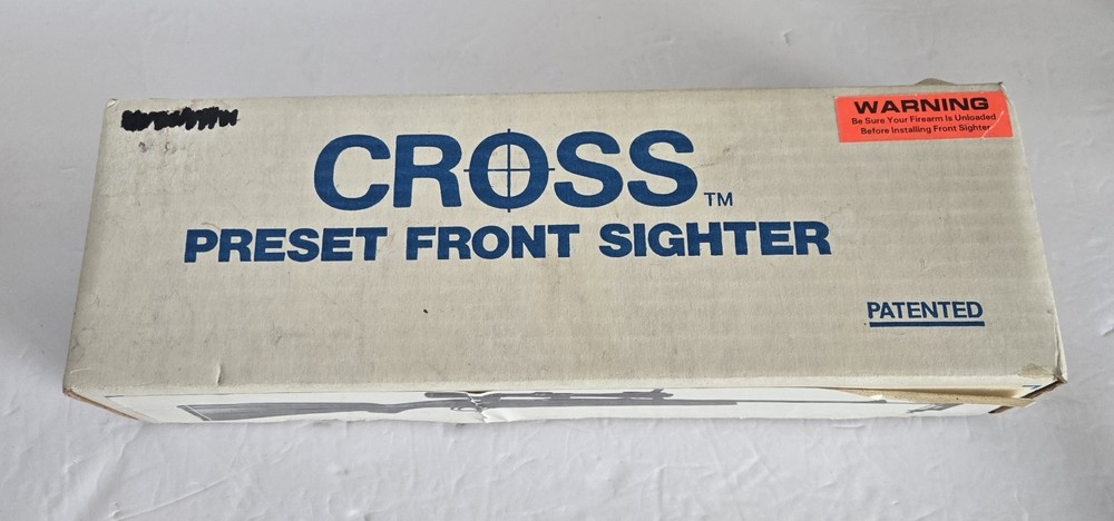 Cross Preset Front Sighter In Box #295-M
