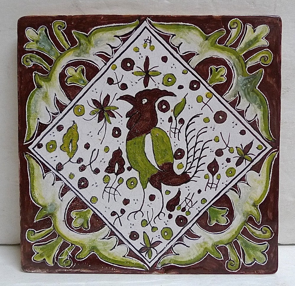 Conimbriga Portugal Rooster Tile