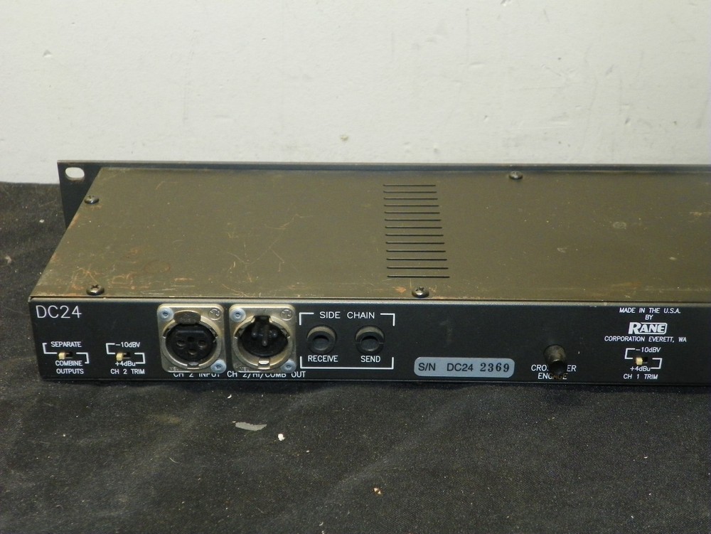 Untested Rane DC 24 Dynamic Controller Gate Expander Limiter Compressor