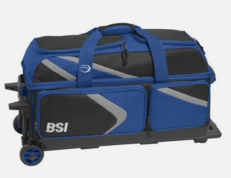 BSI Dash 3 Ball Triple Roller Blue Bowling Bag
