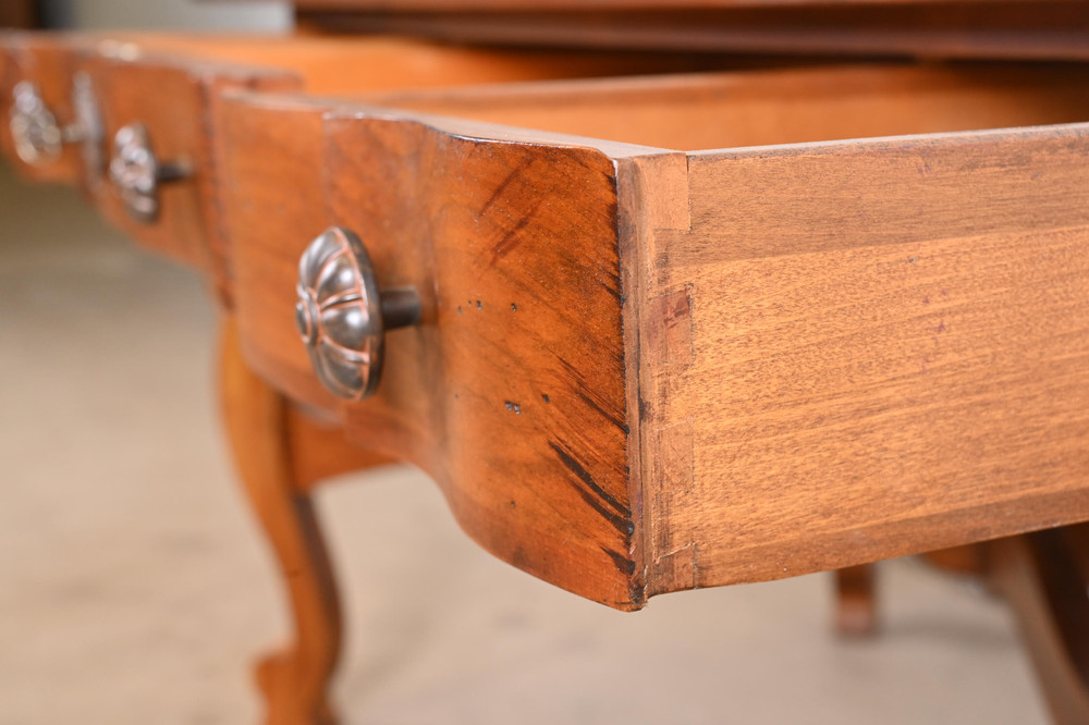 Romweber Spanish Baroque Carved Pine Writing Desk