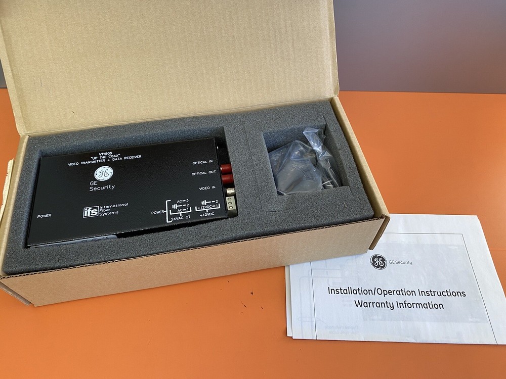 GE VT1505 Video Transmitter With Data Receiver