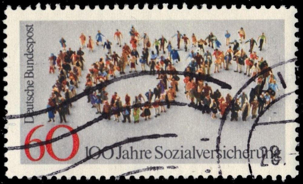 GERMANY 1365 - Social Insurance Centenary (pc17165)
