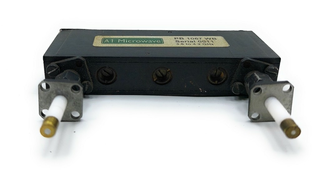 A1 Microwave PB1067WB C-Band Satcom Receiver Protection Filter