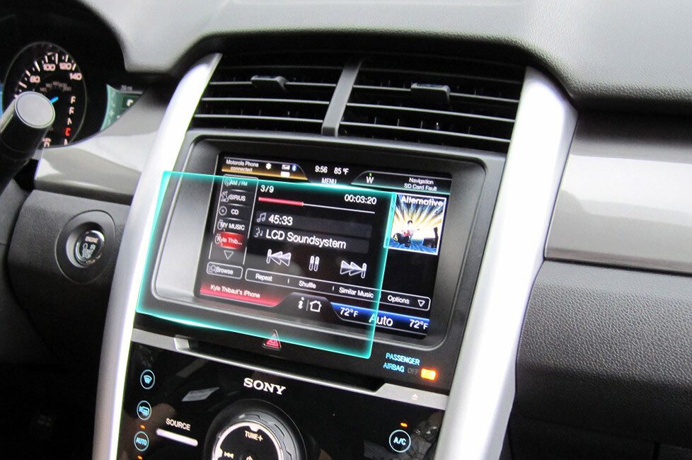 Crystal Clear Screen Protector for 2011 Ford Edge Vehicle Navigation