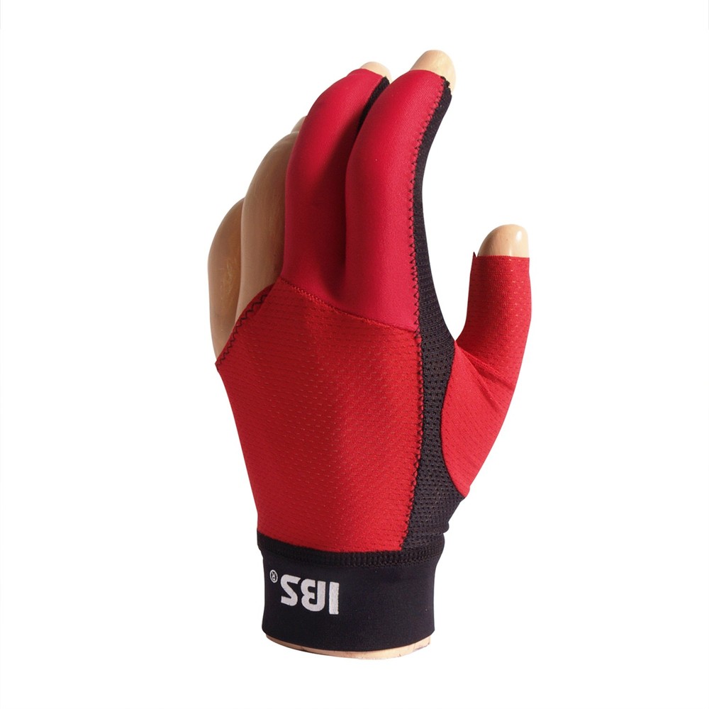 IBS Billiard Glove Mesh Red 1-Size
