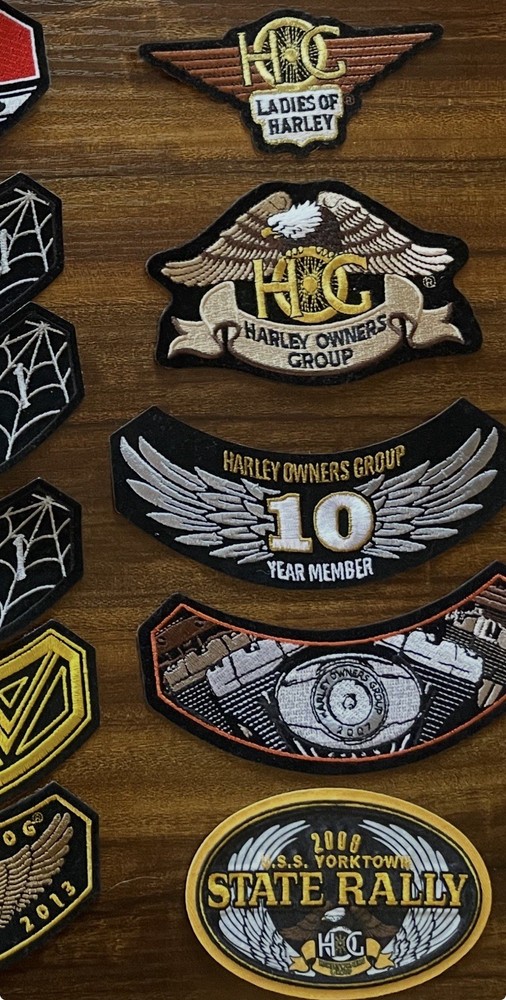 Harley-Davidson Patch Lot – 21 Total Patches